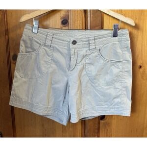 Kuhl Women's 8 Shorts Hiking Outdoors Patina Dye Camping Khaki Climbing Gorpcore